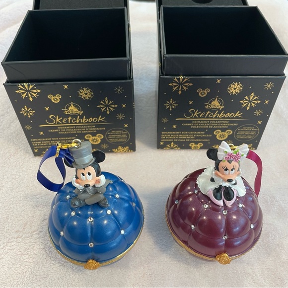 Disney Sketchbook engagement ornaments - Picture 4 of 6